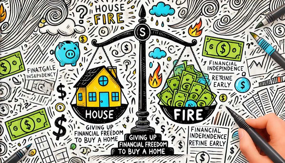buying a house vs financial independence