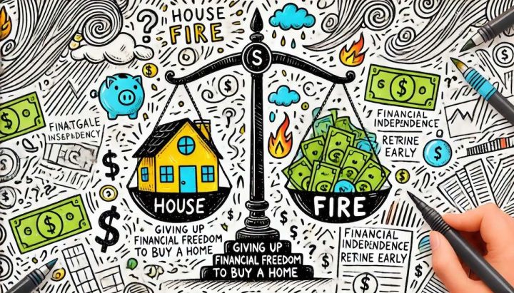 buying a house vs financial independence