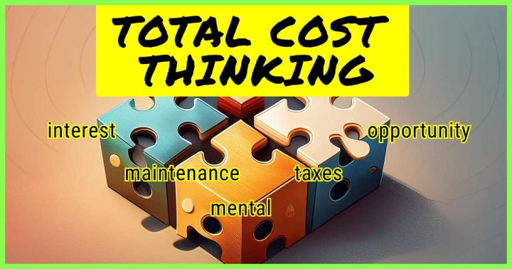 total cost thinking financially literate personal finance