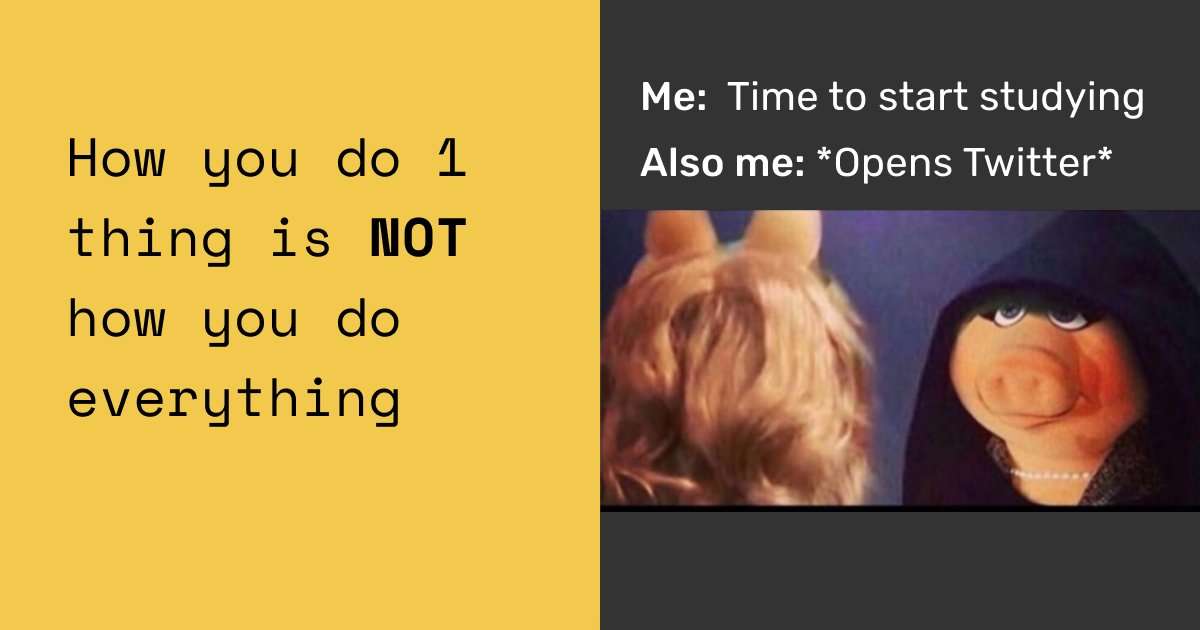 how you do one thing is how you do everything - why this is false and perfectionist